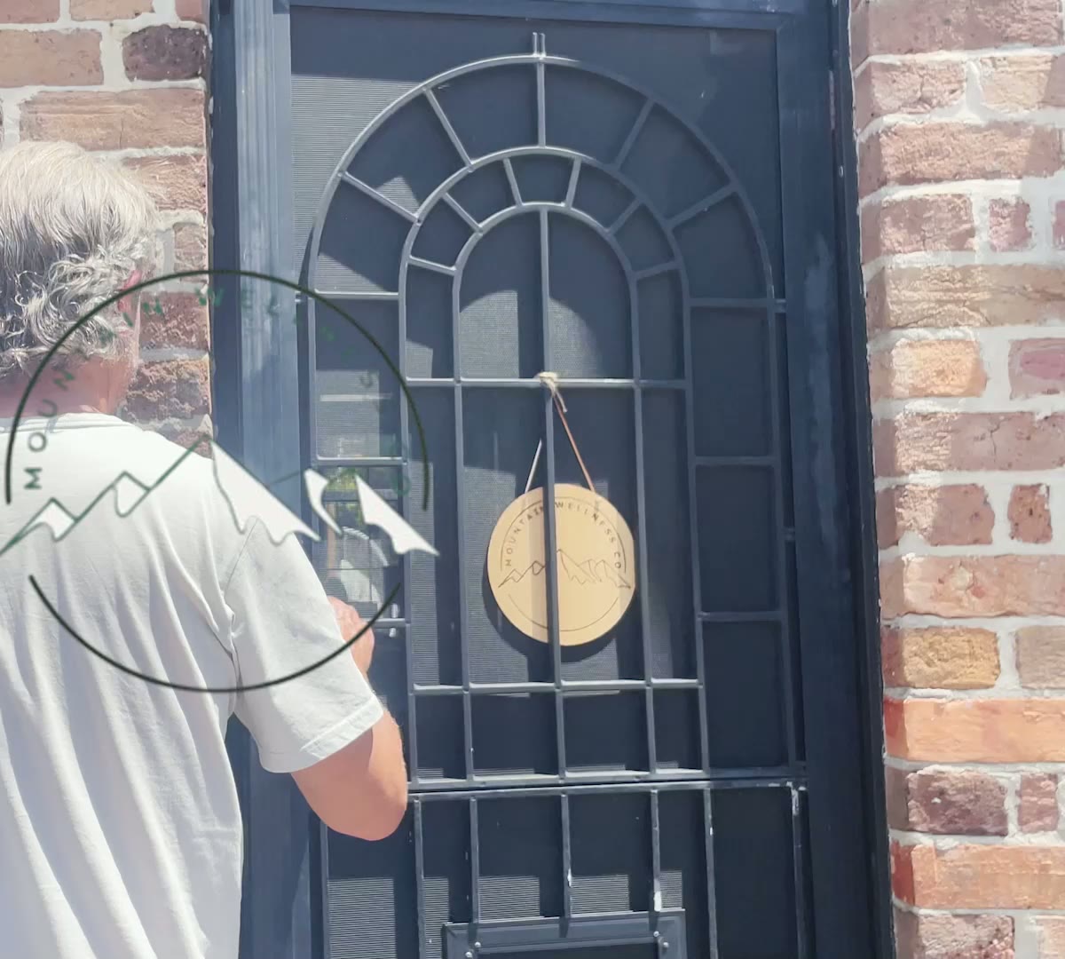 The Mountain Wellness Co door in The Junction, Newcastle